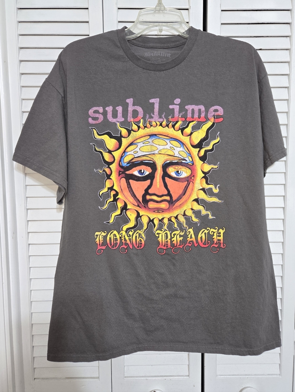 Sublime Men's XL Long Beach Cotton Logo Tee